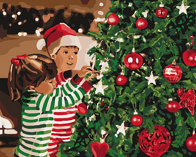 Картина по номерам Праздник приближается Идейка 