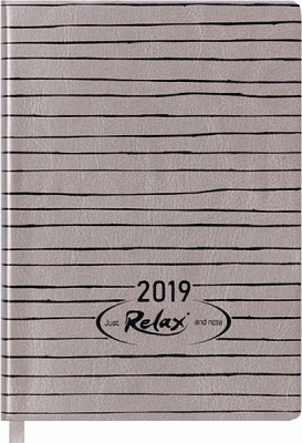 Дневник 2019 RELAX A6 датований золотий Buromax BM.2534-23 