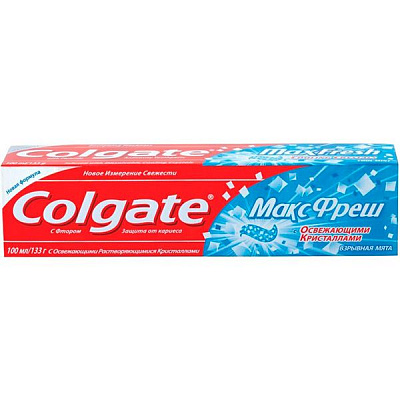Зубна паста Colgate Макс Фреш Вибухова М'ята освіжаюча 100 мл