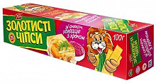 Чипсы ЖАЙВІР картофельные Золотистые со вкусом Холодец с хреном 100 г 