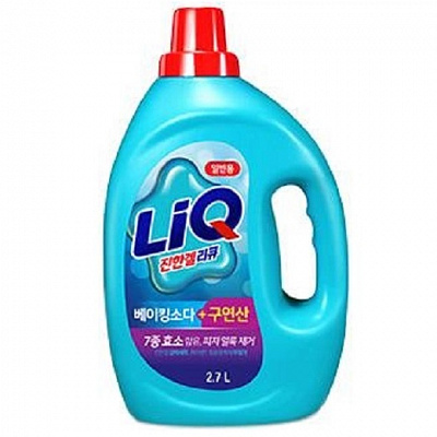 Гель для машинной и ручной стирки Aekyung LiQ Thick Gel Baking Soda 2,7 л 