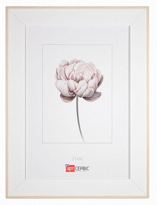 Рамка для фото Арт-Сервіс ЭА-01778 21х30 см білий/білий із бежевим