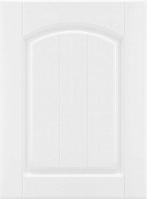 Фасад для кухни Грейд-Плюс Прованс белый гладкий №383 533x396 правый