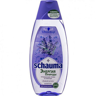 Шампунь Schauma Nature Moments Прованські трави та лаванда для зміцнення й об'єму 400 мл