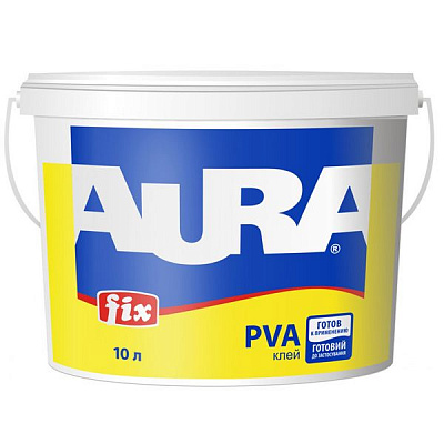 Клей ПВА AURA Fix 10л