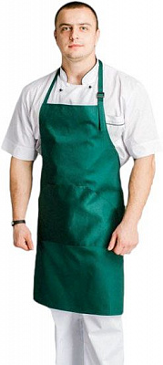 Фартук с нагрудником Lux-Form 4021 р. универсальный зеленый