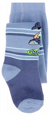 Колготки детские Conte-Kids 391 7С-38СП р.104-110 светлый джинс 