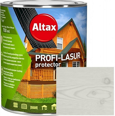 Лазурь Altax PROFI-LASUR protector Белый мат 0,75 л
