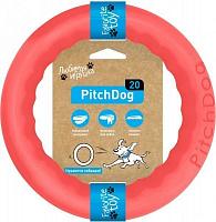 Іграшка для собак PitchDog кільце для апортування d 20 см рожеве