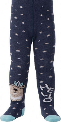 Колготки детские Conte-Kids Веселі ніжки 478 14С-79СП р.92-98 темно-синий 