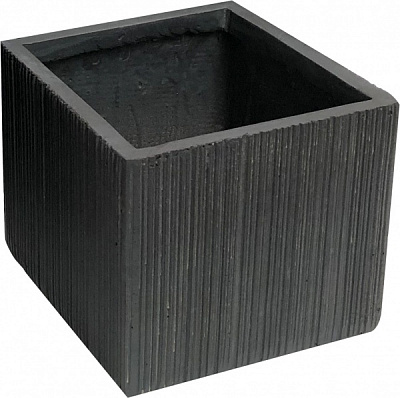 Кашпо Engard Гренна GA58-3 50х50х50 см квадратний 125 л сірий