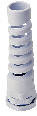 Кабельний ввід АСКО-УКРЕМ PGS 16 спіральний білий