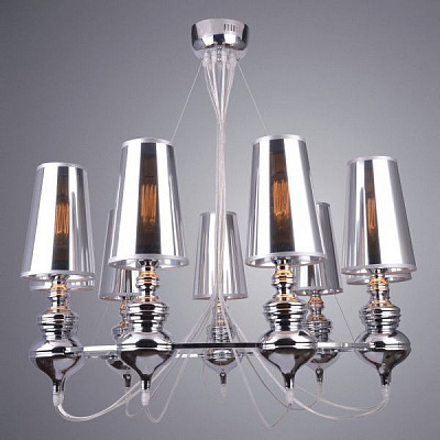 Люстра подвесная Arte Lamp Anna Maria A4280LM-9CC 9x40 Вт E27 хром 
