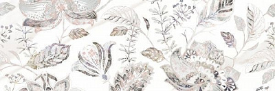 Плитка Allore Group Calacatta Ice W\DEC M NR Glossy 25x75