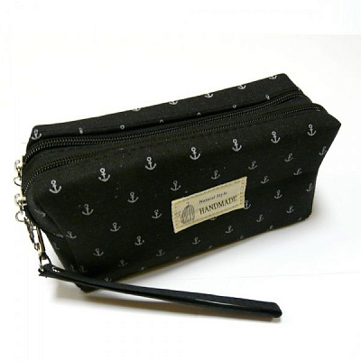 Косметичка Якір принт 1 шт. чорний B122ANC-black