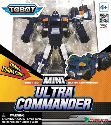 Игрушка-трансформер Tobot Детективы Галактики С2 мини Ультра Командер 301128 