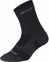 Шкарпетки 2XU Vectr Light Cushion Crew Socks р.M UA7005e_BLK/TTM р.38-41,5 чорний