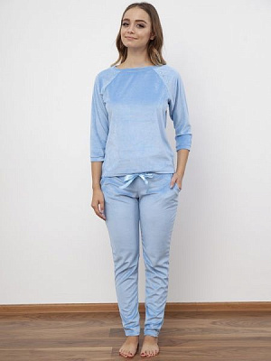 Костюм домашний женский Roksana №1004/50020 р. М голубой 