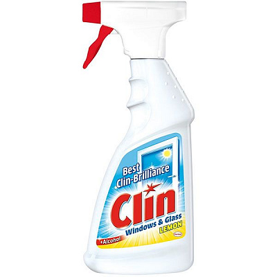 Средство моющее для стекла и зеркал Clin Лимон 0,5л