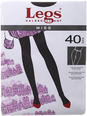 Колготки жіночі Legs 111 MISS 40 den grigio р. 3 світло-сірий