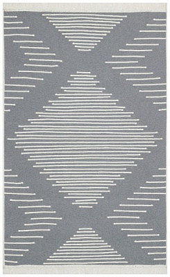 Ковер Ekohali Arya AR 15 Grey 160x230 см двусторонний 