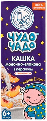 Каша молочна від 6 місяців Чудо-Чадо з персиком 200 мл