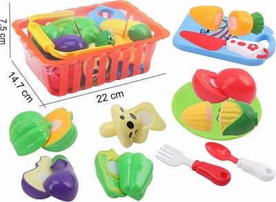 Ігровий набір Luna Kids Овочі 13 шт OTG0921205