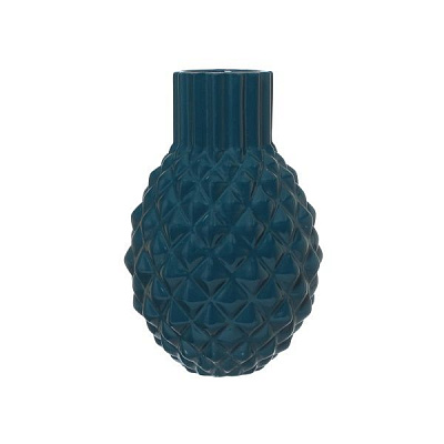 Ваза керамическая изумрудная Ананас 25 см