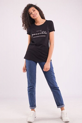 Футболка Avecs AV-30305/1 42 чорний