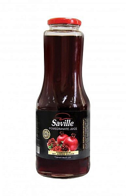 Сок гранатовый 100% без сахара Saville 1л 