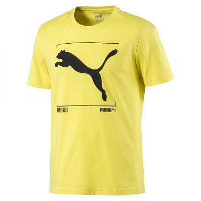 Футболка Puma Nu-tility Graphic Tee 58155227 р.L желтый