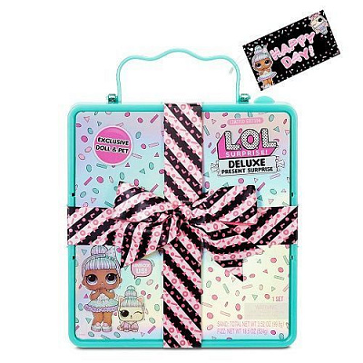 Набор с куклой L.O.L. Surprise! серии Present Surprise Суперподарок (бирюзовый)