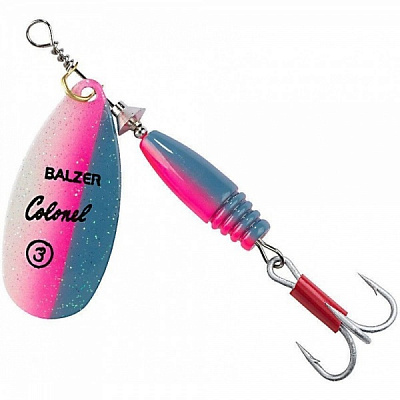 Блесна-вертушка Balzer 10 г COLONEL CLASSIC fluo/pink/blue