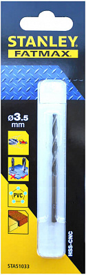 Сверло по металлу Stanley HSS-CNC / DIN 338 STA51033