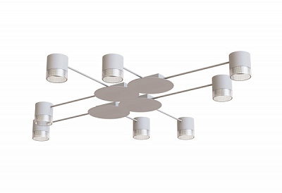 Люстра потолочная Hopfen STARK CL-8/4-CRISTAL 8xGX53 белый 