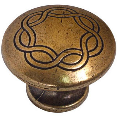 Мебельная ручка кнопка Bosetti Marella 31396 золотой