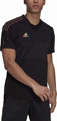 Футболка Adidas TIRO JSY PRIDE GS4721 р.L черный