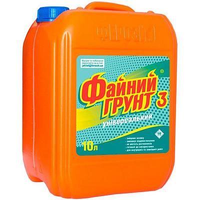 Грунтовка универсальная Ферозит Файный грунт 3 10 л