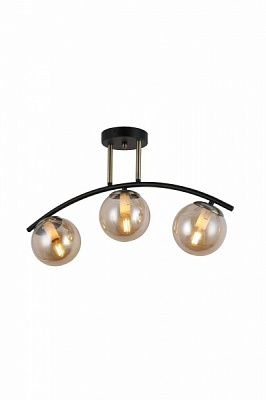 Люстра потолочная Blitz 3x40 Вт E14 черный/золото 8237-43 