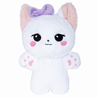 Мягкая игрушка подарочная INKATOYS Киса Луна белый с розовым KAWK01_SU