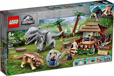 Конструктор LEGO Jurassic World Индоминус-рекс против анкилозавра 75941