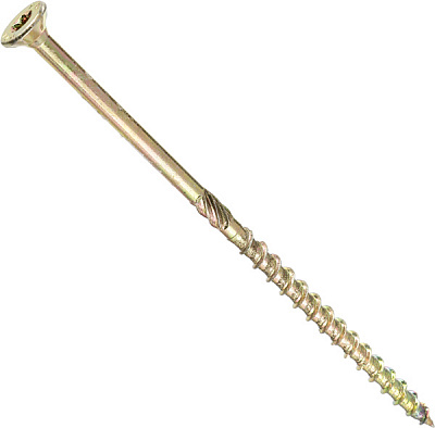 Шуруп конструкційний потайна головка Expert Fix сталь 8x80 мм жовтий