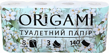 Туалетний папір ORIGAMI тришаровий 8 шт.