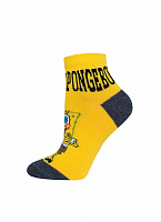 Шкарпетки жіночі Брестские 1146 Spongebob (укорочені) 445 р.23 жовтий