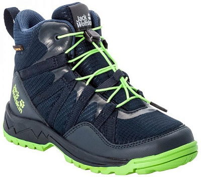 Ботинки Jack Wolfskin THUNDERBOLT TEXAPORE MID K 4036061-1184 р. EUR 29 сине-зеленый