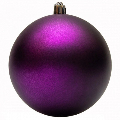 Шар новогодний 10 см 250133 фиолетовый