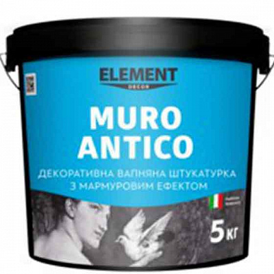 Декоративная штукатурка Element Decor Muro Antico 5 кг белый