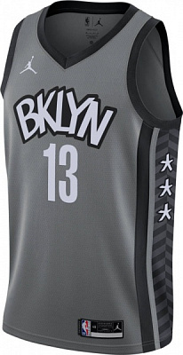 Майка Nike BKN M NK SWGMN JSY STMT 20 CV9469-002 р.L серый