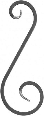 Завиток 11.303 340х150х10 мм невальцьований