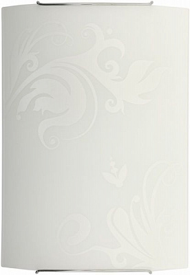 Світильник настінний Nowodvorski IVY 3 1x100 Вт E27 білий матовийз малюнком 3724